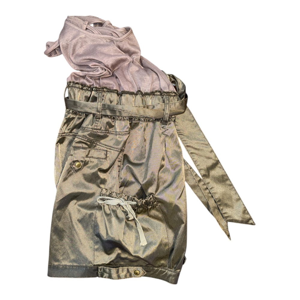 Rare Apple Bottoms Cargo Short Romper Size XL - Picture 4 of 5